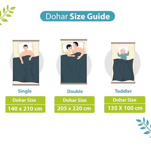 Image of Divine Casa 120 GSM Reversible Lightweight Brittle Rocca Print Double Bed Glace Cotton AC Dohar Blanket - Love Bird| TC - 120