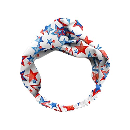 Image of Spoontiques - Headband - Printed Fabric Hair Bands - Knotted Hair Band for Everyday Use - Americana
