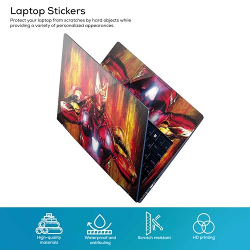 Image of Full Body Laptop Skin /Sticker /Cover Bubble-Free| Laminated| Removable| HD Quality Sticker for Laptops Upto 15.6 Inches Compatible with Hp /Dell /Acer /Lenovo /Asus etc.(DSGN-10)