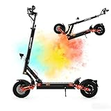 JOYOR T10 Electric Scooter Dual Motor 2000W (Peak 3000W) Up to 44MPH, Long Range 47 Miles & 60V18AH Battery 10'' Tires E Scooter,Dual Hydraulic Brakes & Dual Hydraulic Shock Absorbers Foldable Scooter