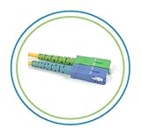 PacSatSales - SC/APC to SC - Single Mode - SIMPLEX - Fiber Optic Patch Cable - OS1-9/125um (3M)