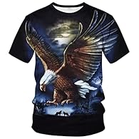 Style and details -- Cool&Fashion Eagle Graphic Shirts, double-needle stitching at shoulder, armhole, neck, waistband and cuffs.Easy to match with different kinds of jeans or leggings or pants. Unique Eagle patterns will make you distinguish himself ...