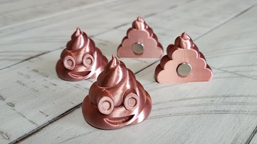 Imán Decorativo Poop Emoji Pack 4 miniatura 5