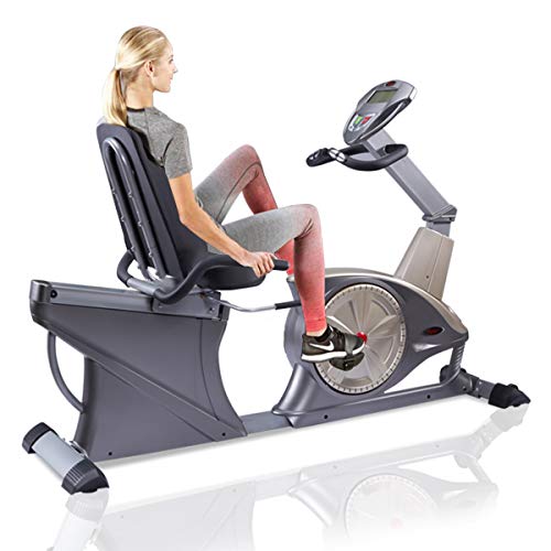 Image of Sparnod Fitness SRB-310 /WNQ F1-7318WD Semi Commercial Recumbent Exercise Bike Cycle for Home Gym with 8Kgs Two-Way Inner Magnetic Control Flywheel and ECB Resistance System