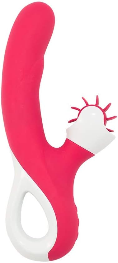 Vibrador conejito Lyo, con lenguas de silicona giratorias que ...