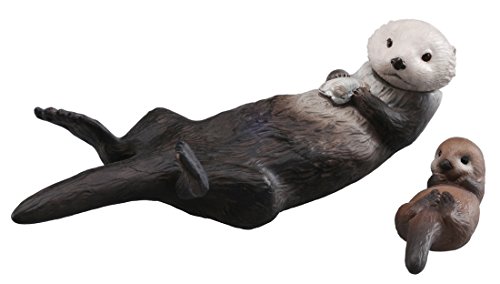 Ania AS-15 loutres de mer figurine articulée pour collectionneur