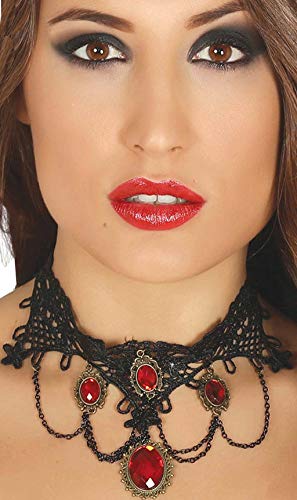 COLLANA DI RUBINI PER BRILLARE IN OGNI FESTA! - Questo accessorio elegante è perfetto per Halloween e le celebrazioni da principessa. Rendi il tuo look indimenticabile!