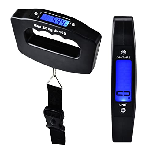 Portable Handheld Accurate High Precision Digital Travel Suitcase Luggage Weighing Electronic LCD Display Scale with Strap Upto 
