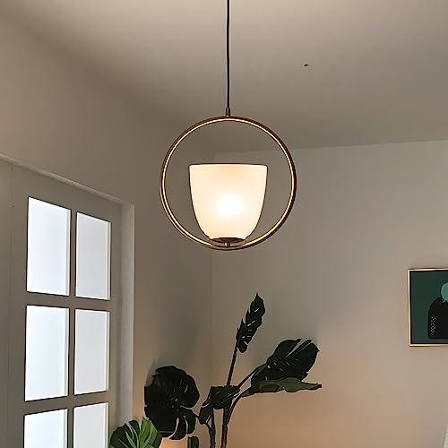 Eietonte 5 Pack White Frosted Glass Shade Replacements, Ceiling Fan Light Covers Glass Globes Lampshades for Chandelier, 4.92"High, 4.72"Diameter, 1.65 "Fitter, Bell Shaped Glass Shades for Vanity by Eietonte - Image 3