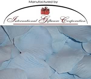 Periwinkle - 500 Silk Rose Petals Wedding Favors - Solid Colors Wedding Reception And Party Supplies