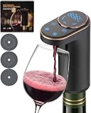 GAGIO Electric Wine Dispenser Machine with Aerator, Black