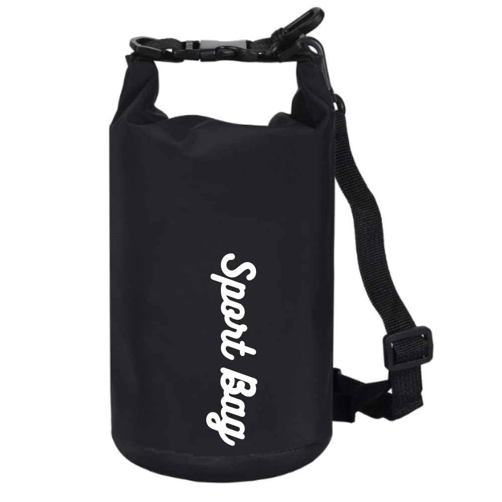 Sthavar Ocean Waterproof Bag| Floating Waterproof Dry Bagpack| Perfect for Kayaking, Boating, Fishing, Rafting, Swimming, Camping & Snowboarding| Pack of 1 (10 L Single Buckle, Black)