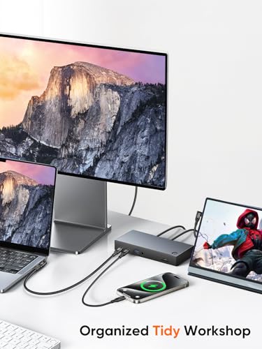 Image of USB 4 Cable,USB C to C for SSD,MacBook Pro, iPhone17,Dock,Auto 1.0ft | for Thunderbolt 5 4, 40Gbps Data Sync, 8K /5K@60Hz Video Stream, 240W PD 3.1 Fast Charging,Anti Tear Braided