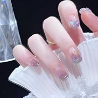 0555 追加オプション　ねいるちぷ Amazon | Liberte555 ネイルチップ 緑 バレリーナ 3d グリーン