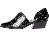 Schlangenmuster Chinese Laundry Damen Matcha-Patent Slipper, schwarz, 38 EU