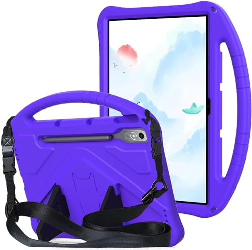 Coque Lenovo Tab P12 12.7 pouces antichoc pour enfant avec poignée support TB-370