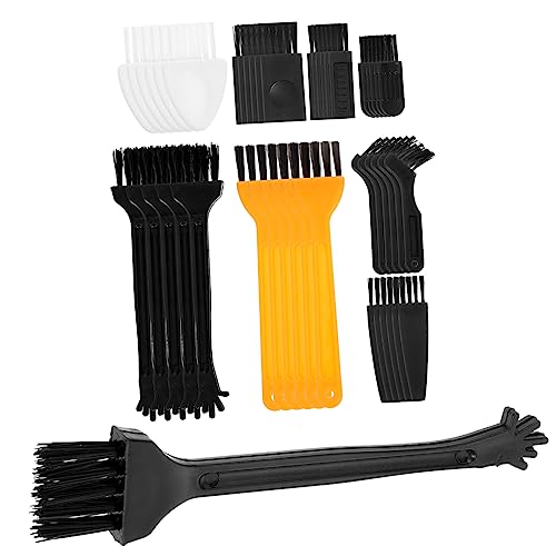 HAPINARY 48pcs Hair Clipper Cleaning Brush for Electric Shavers Small Accessories for Dust Removal Gaps for Keyboards Circuit Boards and Household Appliances