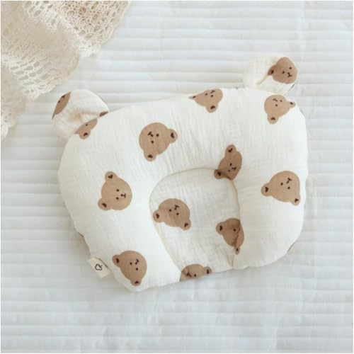 Générique Coussin Bebe Tete Plate, Oreiller pour Enfant, Oreiller pour Nouveau-né, oreillers Respirant pour Enfant déformable, adapté aux Nouveau-nés de...