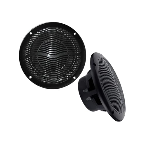 RLVYTA Altavoces de Coche Tweeters para Coche 2 Altavoces Marinos de 6,5'' y 120 W, bidireccionales, Impermeables y Resistentes a la Intemperie, para Exteriores, estéreo, para Barco.