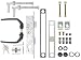 Produktbild Alberts 653804 Zubehör-Set für Wellengitter-Tore | für Tore bis 1500 mm Höhe | feuerverzinkt