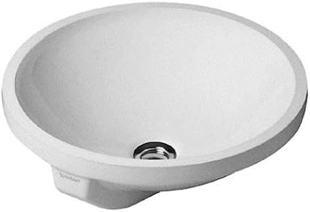 Duravit 046840-00-00 White Architec Undercounter Vanity Basin - 15-3/4"