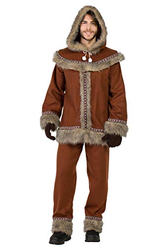Banyant Toys, S.L. - Disfraz de Esquimal Marrón Hombre - KK5337 - S