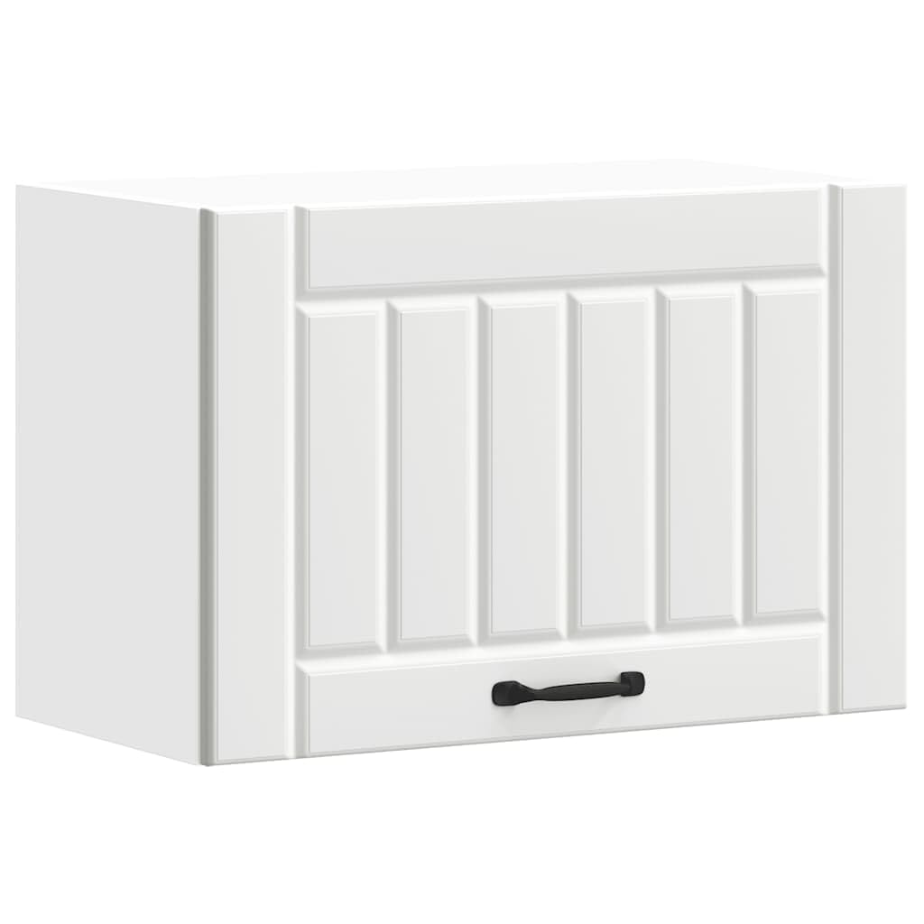 vidaXL Armoire Murale de Cuisine Lucca Blanc Bois d'ingénierie, Meuble Mural de Cuisine, Armoire pour Mur de Cuisine, Armoire Murale avec Portes