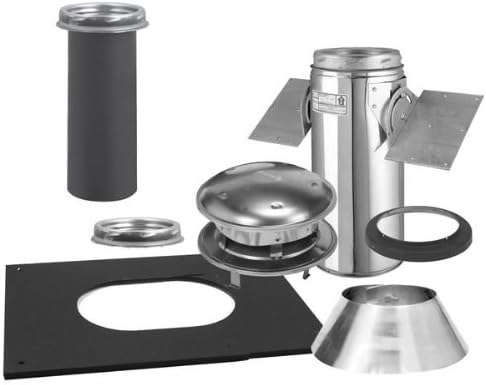 Selkirk Corporation 6T-PCK 6 Inch Ultra-Temp Pitched Ceiling Support Kit Stainless