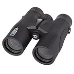 Optus Fernglas 10x42 mit Dachkantprismen, 10x Vergrößerung, mehrfach vergütete Optik, für Brillenträger, Gummiarmierung, Stativanschluss