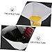 PRETYZOOM 100Pcs Nylon Mesh Paint Filter Paper Strainers Micron Mesh for Industrial and Automotive Coatings Qualitative Filter and Solvent Paints