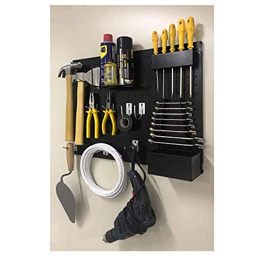 Organizador Porta Ferramentas Painel De Ferramentas 100% Aço - Preto