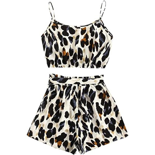 Pyjama femme short et débardeur léger pour nuits d'été douces