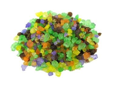 Rock Candy Crystals - Assorted Colors, 5 pound bag