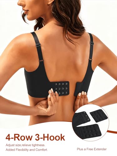 Image of Bras for Women Wireless Seamless Full Coverage Supportive Bralette