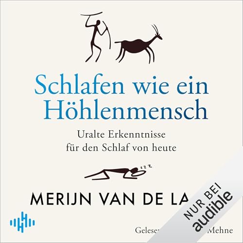 Schlafen wie ein Höhlenmensch Audiolivro Por Merijn van de Laar, Annika Tschöpe - Übersetzer capa