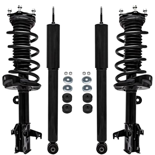 Image of Detroit Axle - Front Struts & Coil Springs Rear Shock Absorbers Replacement for 2007-2012 Acura RDX - 4pc Set