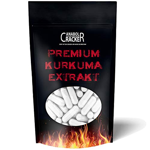 500 Kapseln Premium Curcuma - Kurkuma Extrakt Kapseln Hochdosiert 600mg, mit Biologischem Schwarzem Pfeffer, Für Vegetarier & Veganer geeignet