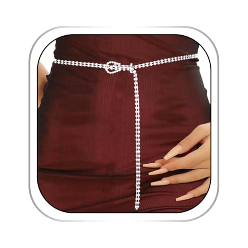 Abien Rhinestone Belts for Women Thin Rhinestone Belt Sparkle Belts for Dresses