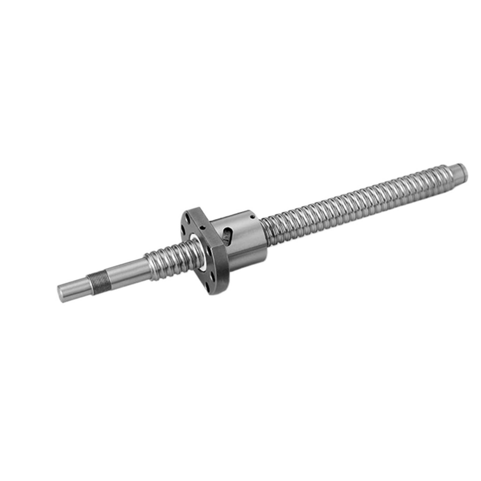 GTPBAO SFU2005 Kugelumlaufspindel mit Linksgewinde, 20 mm Durchmesser, 5 mm Steigung, BK15 BF15, endbearbeitet, Klasse C7, RM2005 Kugelumlaufspindel mit Mutter Bewegungsschiene(600mm)