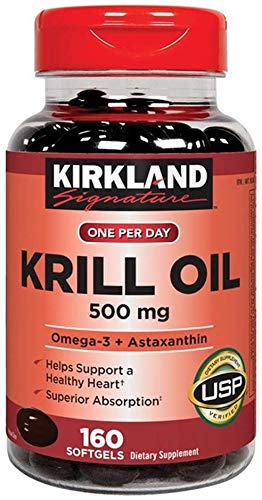 Kirkland Signature Expect Molre Krill Oil 500 mg, 160 Softgels