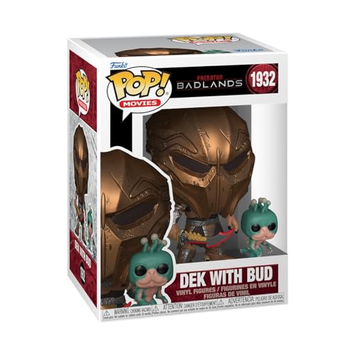 Funko Pop! & Buddy: Predator Badlands.- Dek with Bud - Figura in Vinile da Collezione - Merchandising Ufficiale - Giocattoli per Bambini e Adulti - Sci-Fi Fans