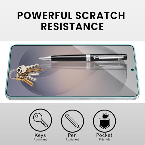 Image of Tempered Glass Screen Protector Compatible for Samsung Galaxy S26 5G with Edge-to-Edge Coverage and Easy Installation Kit