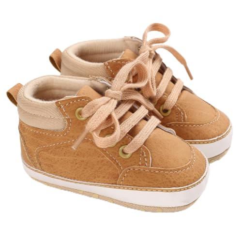 Image of Baby Boys Girls Booties Fleece Anti-Slip Soft Sole Boots Toddler First Walker Warm Shoes