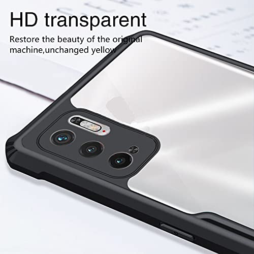 Image of Back Case Cover for Redmi Note 10T 5G / Poco M3 Pro 5G Back Cover Slim Crystal Clear Camera Protection Airbag Shockproof Anti-Slip Grip PC TPU Bumper Back Cover for Redmi Note 10T 5G