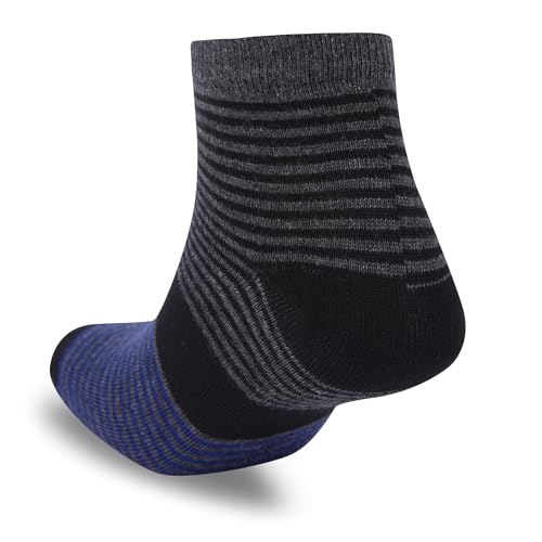 Image of SJeware Socks for Men Solid Ankle Length Socks, Free Size, Pack of 3 (Multicolour)