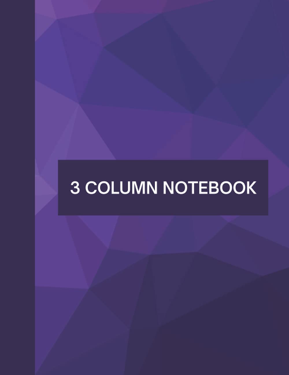 3 column Notebook: Simple 3 column notebook, 120 pages, 8.5x11