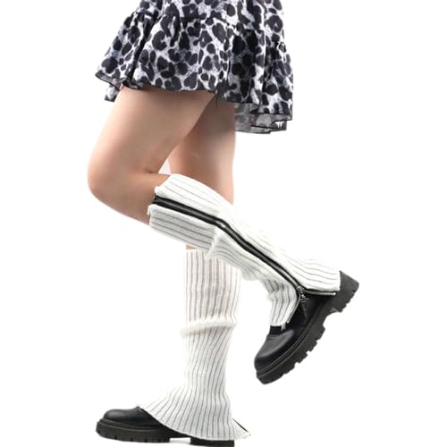 Image of Women's Long Socks Leg Warmers Boot Socks Winter Ankle Heap Sock Goth Leg Warmers