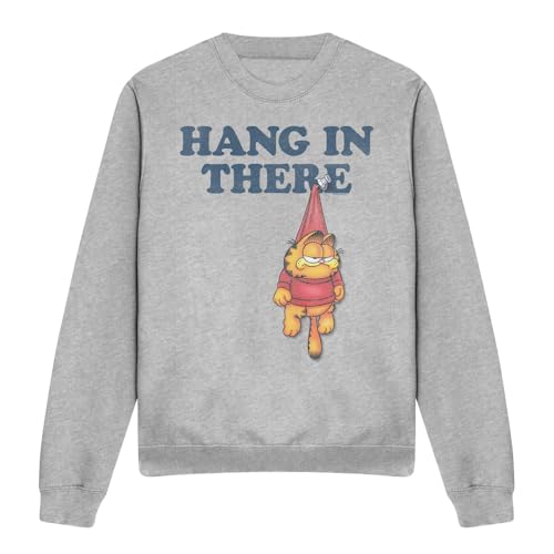 Sweatshirt Garfield Hang in There pull-over mixte pour un style décontracté