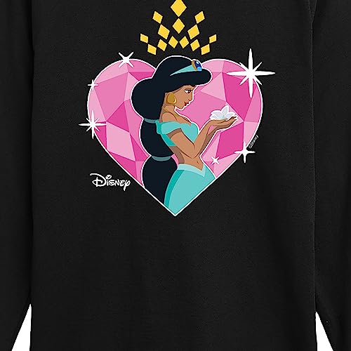 Disney Princess - Jasmine Heart - Valentine's Day - Boys and Girls and Youth Long Sleeve Graphic T-Shirt3