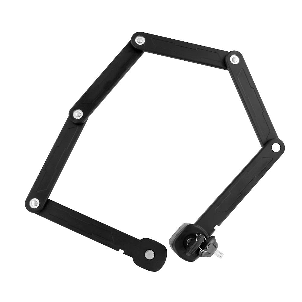 T'nB - Antivol pliable Urban Moov à Segments pour Trotinette Electrique et Vélo - Noir